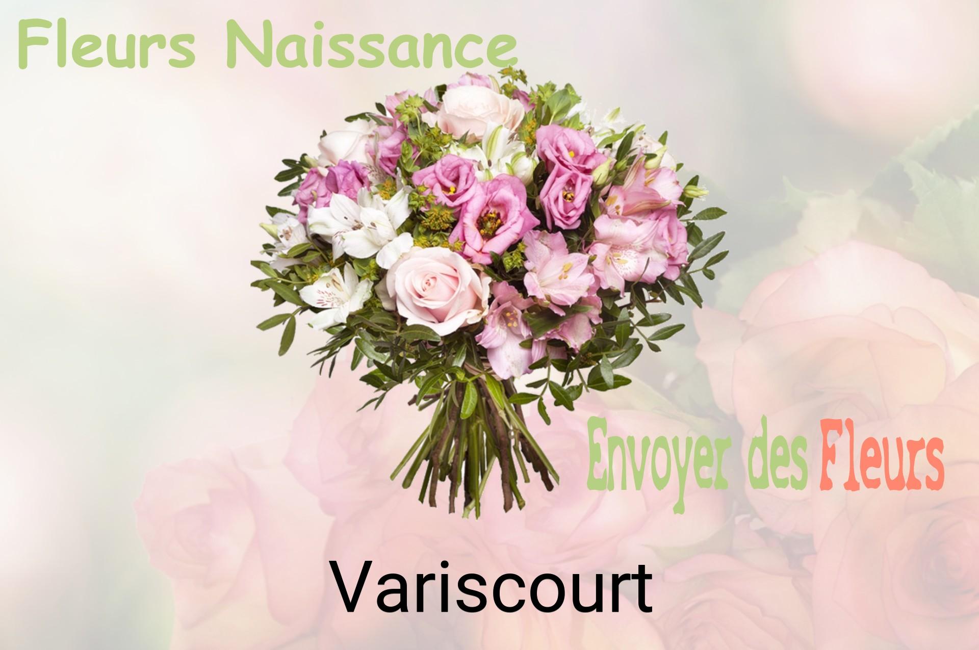 Bouquet de fleurs de naissance livré à Variscourt